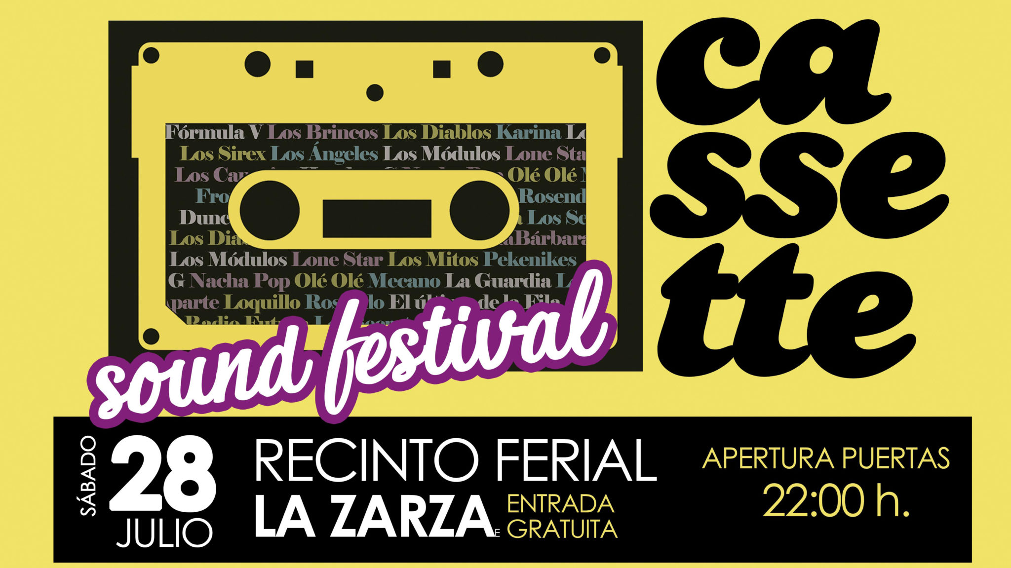 cassette sound festival la zarza